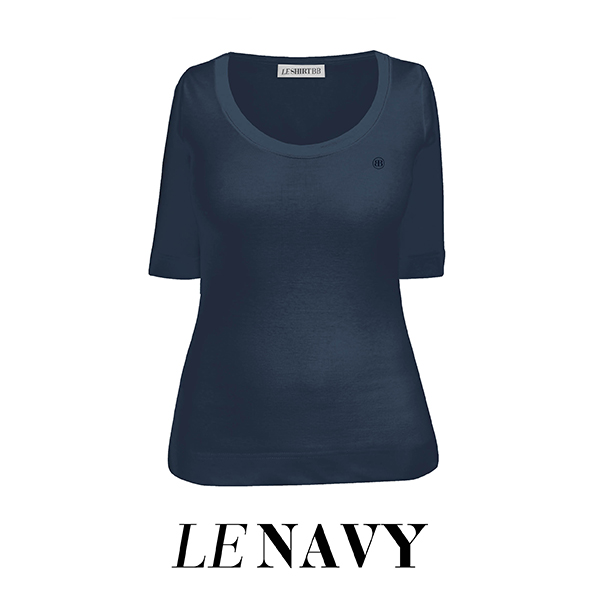 T-shirt - Navy - Ronde hals *