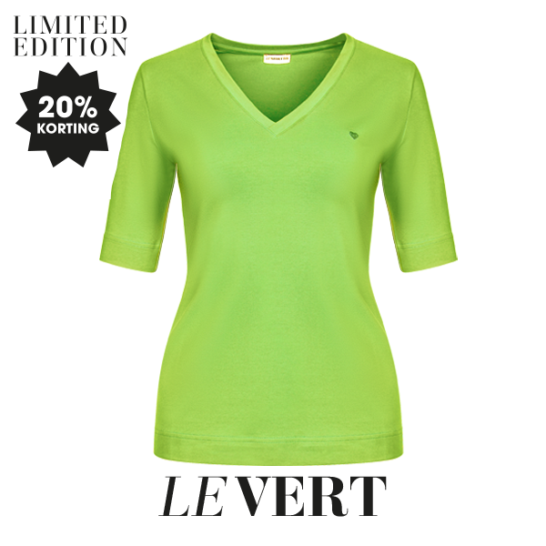 Fel groen shirt dames clearance