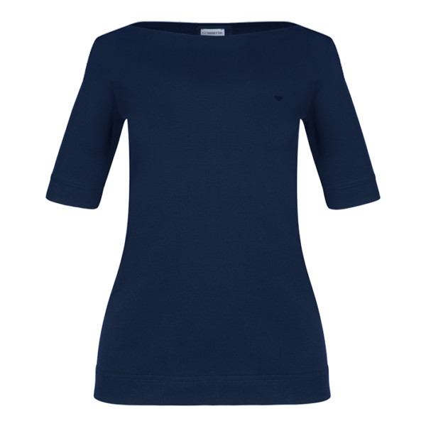 T-shirt - Navy - Boothals * - Afbeelding 2