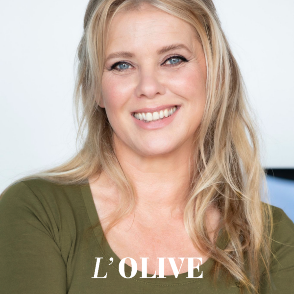 ronde hals olive