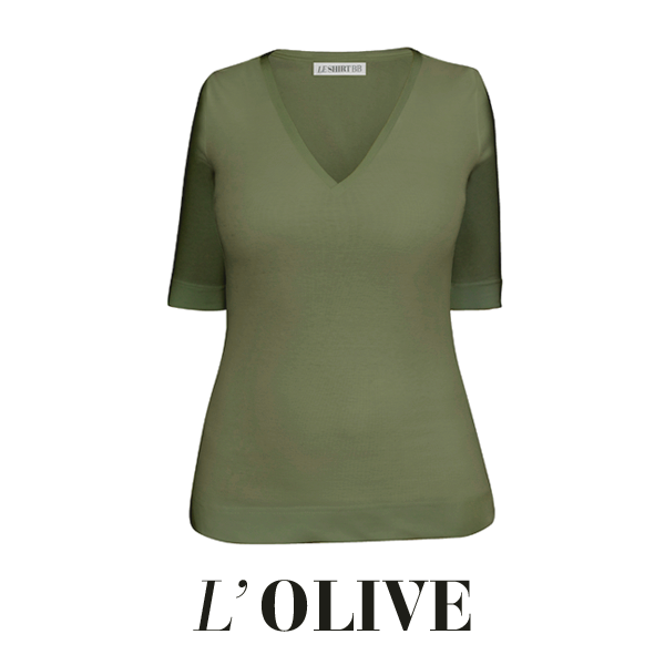 v-hals olive